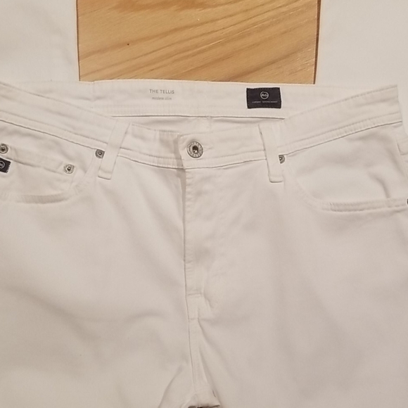 AG THE TELLES WHITE MODERN SLIM JEANS - Picture 6 of 11